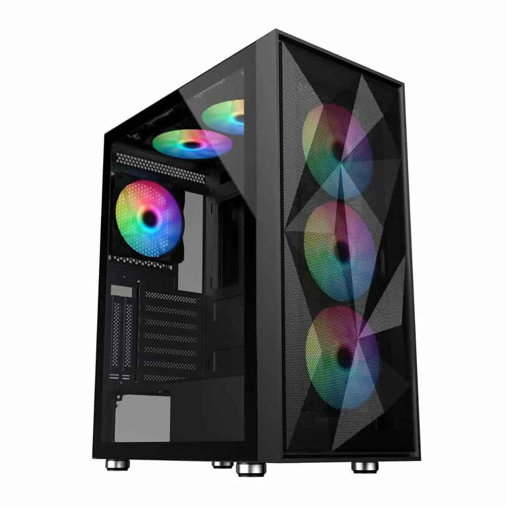 (image for) CiT Phantom XL Black Mid Tower E-ATX PC Gaming Case